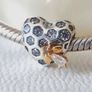 Pandora Bridgerton Honeycomb & Bee Heart Charm Brand New Image 4