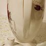 Vintage Chocolate Porcelain Red Rose Design. Image 6