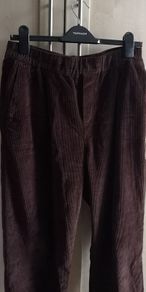 Benetton brown velvet trousers