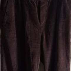 Benetton brown velvet trousers