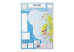 Bord Iascaigh Mhara Ireland Fishing Areas, Fishing Rights, Fishing Quotas B2 Size Map/Poster 1989