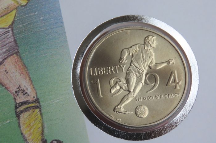 USA World Cup 1994 Coin Cover Vintage Team USA