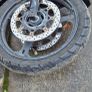 Front wheel cpl with front suspension fork legs Suzuki Vstrom Dl650 Image 2