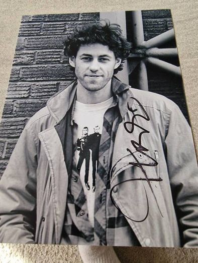 6x4 Signed Bob geldof photo