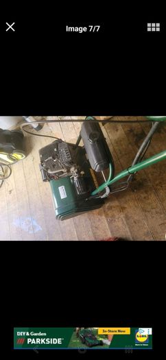 cylinder mower as new
