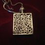 18ct Gold Plated Floating Charm pendant Image 8