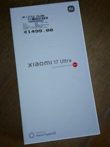 Xiaomi 17 Ultra. 512gb. Black. Receipt. One week old!
