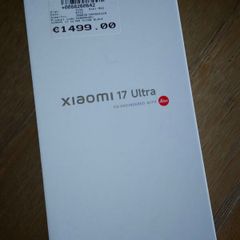 Xiaomi 17 Ultra. 512gb. Black. Receipt. One week old!
