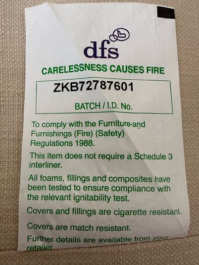 L shape DFS couch