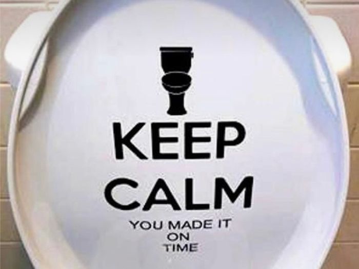 Funny toilet seat stickers