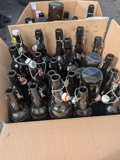 mix swing top home brew bottles