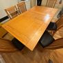 Solid Oak Extending Dining Table and 6 Chairs Set Image 7