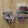 ladies Boo-hoo mix n match striped multi-coloured bikini with bandeau style top 10- 12...read description! Image 3