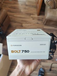 Forgeon Bolt White PSU 750W 80 Plus Gold Full Modular Power Supply