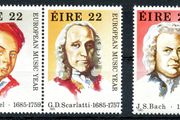 IRELAND 1985 - SCOTT 618-620 European Music Year - Mint Never Hinged