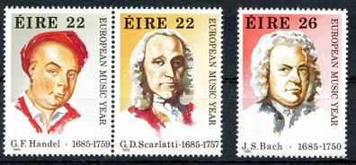 IRELAND 1985 - SCOTT 618-620 European Music Year - Mint Never Hinged