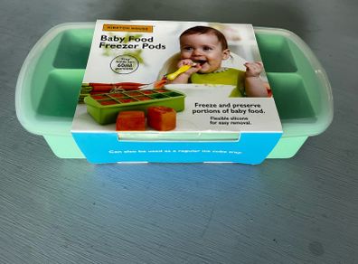 Baby weaning food freezer pods
