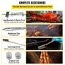 Rotisserie Grill, 132lbs Stainless Steel BBQ Pig Lamb Spit Grill Roaster, Roasting Box with 40W Motor & Adjustable Height Image 6