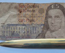 Irish Series C 5 Pound banknote