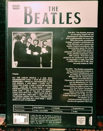 The Beatles. Era 60s. DVD.
