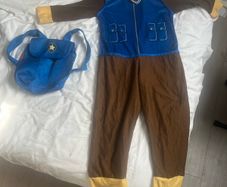 paw patrol costume chase, hat and back pack