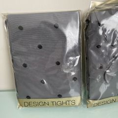 2 pairs Design Tights, medium