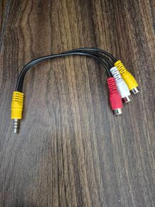 3.5mm mini AV male to 3RCA female audio video cable