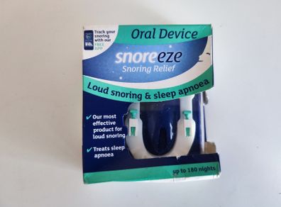 Oral device snoreeze Loud snoring & sleep apnoea