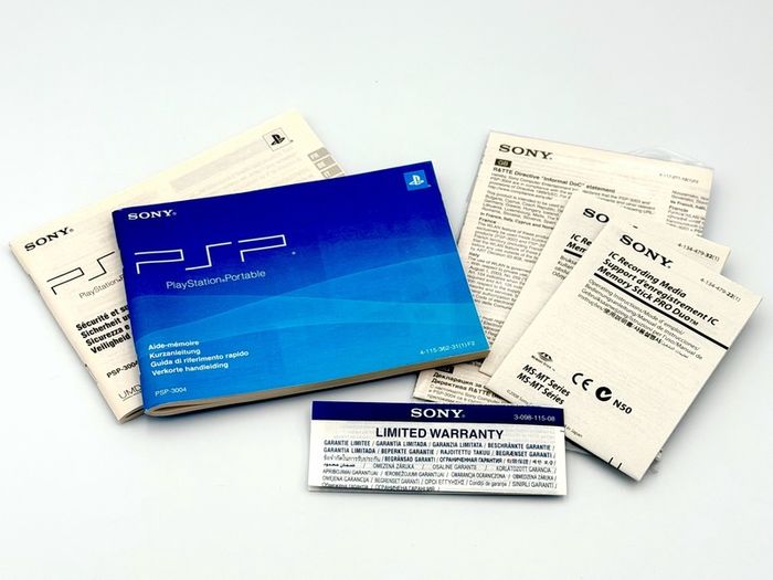 Sony PSP Console in Vibrant Blue - Boxed and Minty