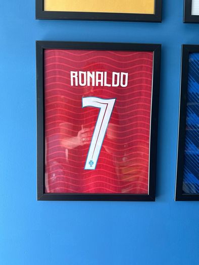 Kids football jersey picture frames