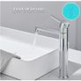 Chrome High Rise Bathroom Sink Faucet, 360 Swivel Bathroom Faucet for Raised Sinks Image 2