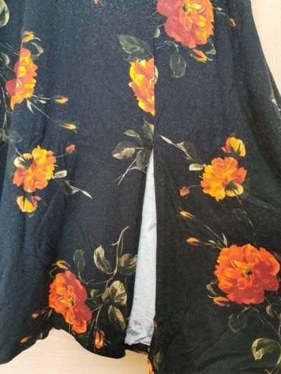 Rose print dress UK 8-10