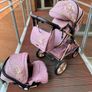 Brand new baby travel system Pink & flowers baby pink Image 7