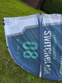 Cabrinha Switchblade 8M 2022 complete with bar and lines