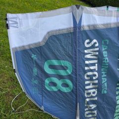 Cabrinha Switchblade 8M 2022 complete with bar and lines
