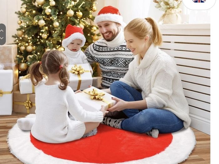 Christmas Tree Skirt Blanket 120cm 48 inches