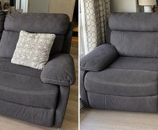 Large 2 Seat Harvey Norman Elec Recline Sofa