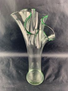 Mid century glass vase