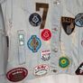 Topshop Moto Patch Distressed Denim Jacket UK 12 Image 7