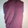 mens MAERZ Muenchen 100 virgin wool pullover vest gilet jumper sweater Size  medium EU 52 purple Image 6
