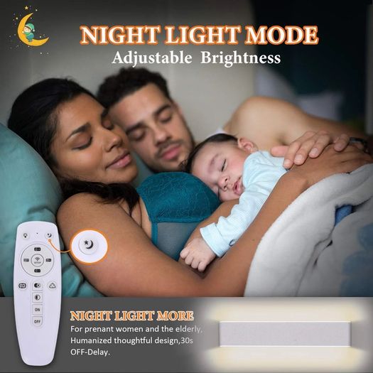 Brand New Indoor wall light with remote control Bluetooth APP,