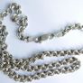 Vintage Sterling Silver 925 Heavy Rolo chain. Length 17" Weight 18,26g. Good quality. C1990s. Hallmark 925 Image 10