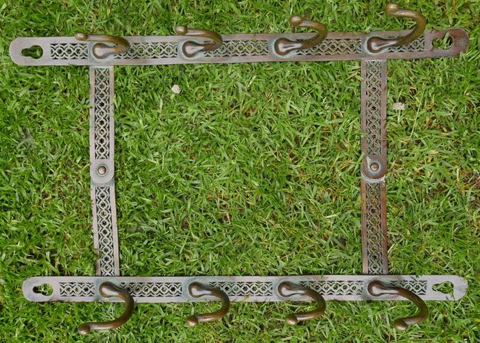 Antique Decorative Brass Wall Hooks Hook-Handcrafted Unlacquered Brass Hooks