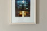 Framed print.