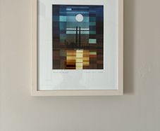 Framed print.
