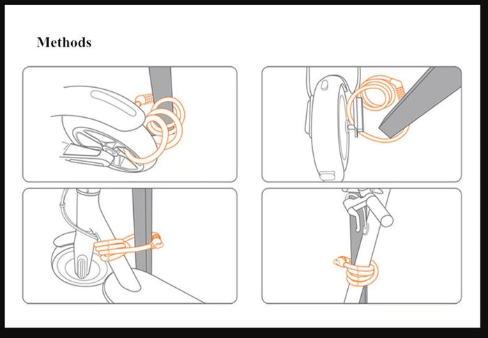 Brand New Anti-theft Portable Code Lock for Ninebot MAX.