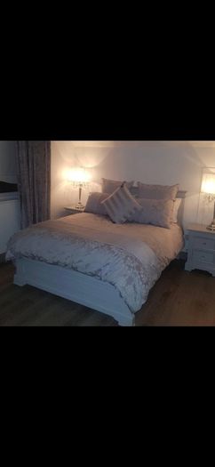 Double Bed 2 x Lockers Chest or drawers