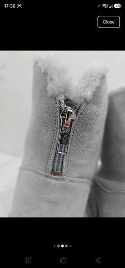 Genuine UGG classic zip it mini boot