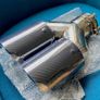 Dual Carbon Fibre Brand New Exhaust Tips Image 8