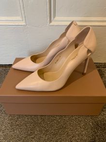 Carlo Pazolini Nude Leather Heels, Size 35/UK 2,5 (also fits 36/UK3)